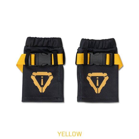 Error Code Cyberpunk Tech Black Yellow Arm Warmer - Picture 2 of 4